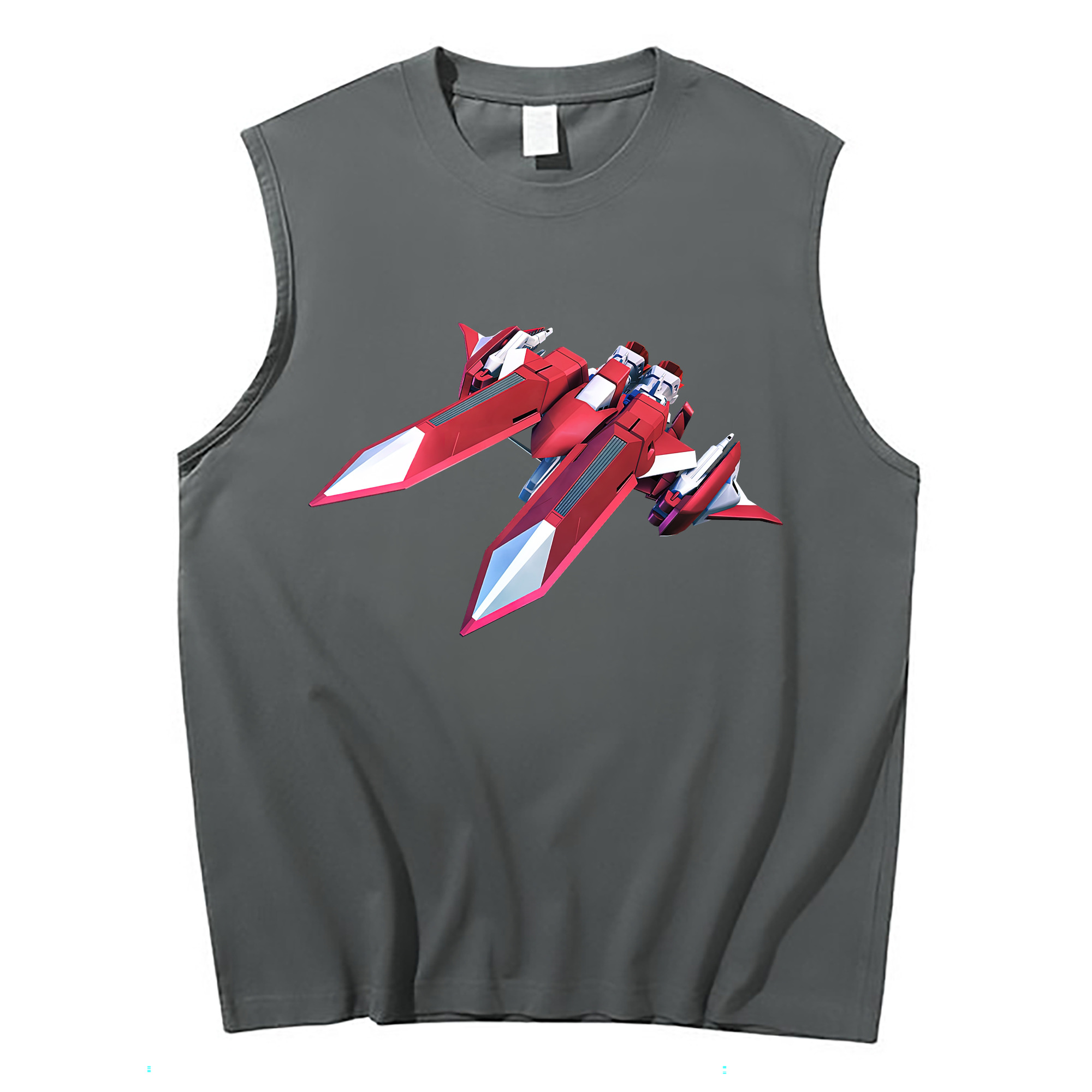 （画像用） 機動戦士ガンダム Mobile Suit Gundam コットン100％タンクトップ（フロントプリント）
